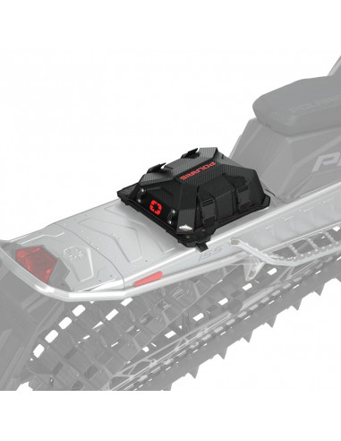 Polaris Lock & Ride® Flex Medium Burandt Bag - Carbon/Röd