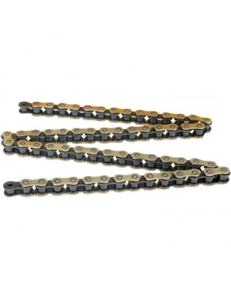 DID CHAIN VX3 520 P CLIP 120 länkar - Guld/Svart