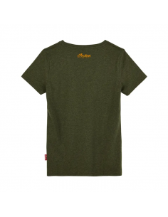Indian Women's Mixed Embroidery Print T-Shirt - Grön 2