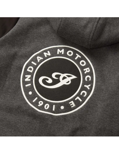 Indian Women's Contrast Hoodie - Svart/Grå