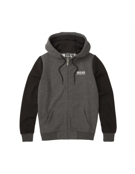 Indian Women's Contrast Hoodie - Svart/Grå