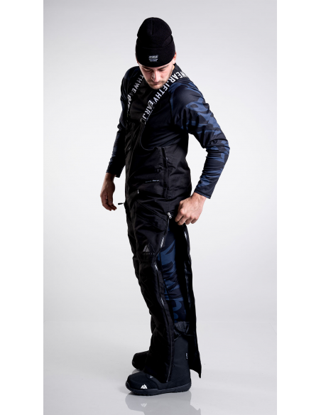 Jethwear Bib Pant Pro Skalbyxa - Svart