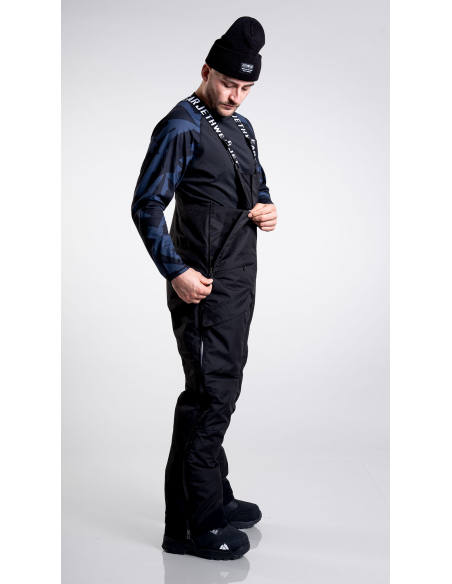 Jethwear Bib Pant Pro Skalbyxa - Svart