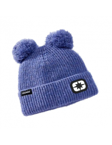 Polaris Youth Double Pom Beanie - Blå