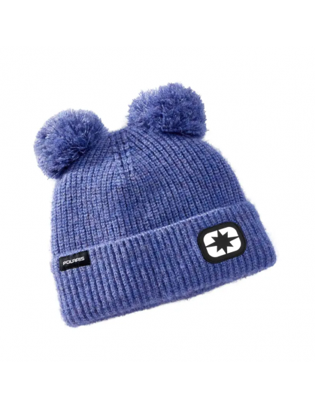 Polaris Youth Double Pom Beanie - Blå