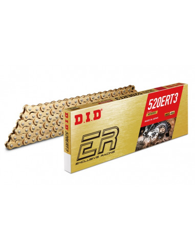 DID Kedja ERT3 520 LO FIT, 118 länkar - Guld/Guld