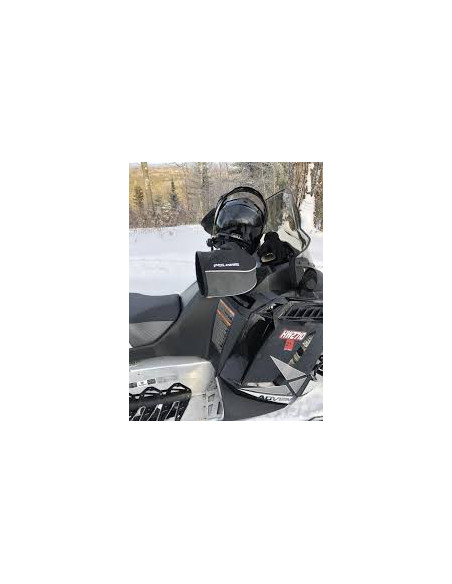 Polaris Fodrade Handskydd - Svart/Grå