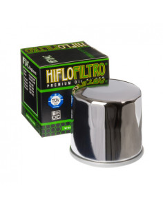HiFlo oljefilter HF204C Krom