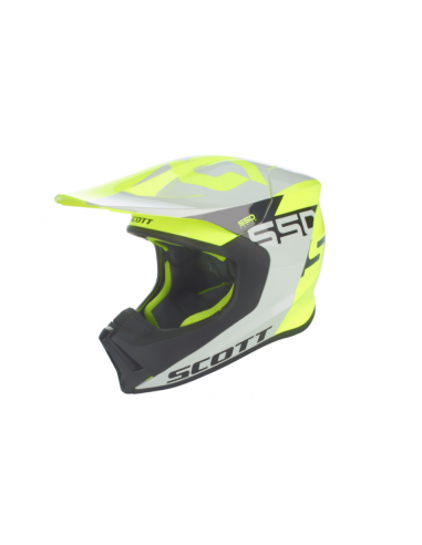 SCO Helmet 550 Woodblock ECE grey/yellow