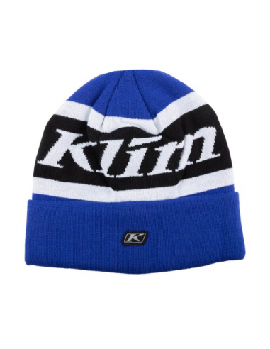 Belmont Point Beanie Mazarine Blue - White