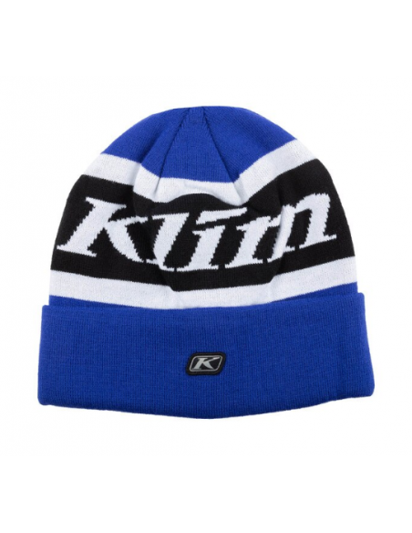Belmont Point Beanie Mazarine Blue - White