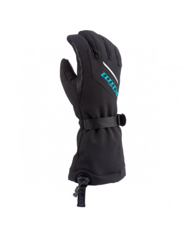 Klim Ember Gauntlet Glove - Svart/Turkos
