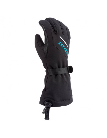 Klim Ember Gauntlet Glove - Svart/Turkos