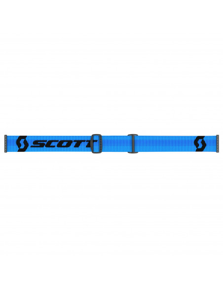 Scott Fury Snow Cross - Blå/Svart / Enhancer Blå Chrome