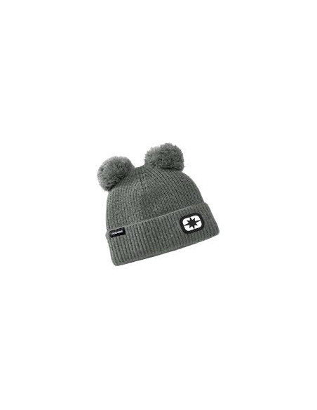 Polaris Youth Double Pom Beanie - Grå
