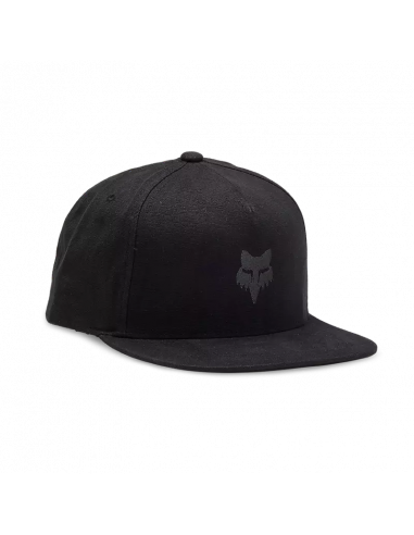 Fox Head Snapback - Svart/Grå