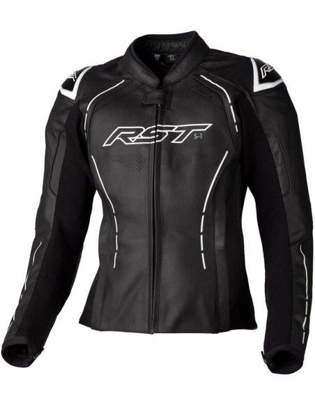 RST S1 CE Leather Dam - Svart/Vit