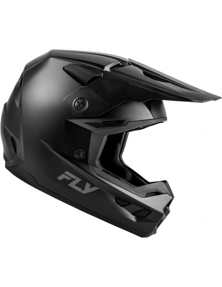 FLY RACING Kinetic Solid - Mattsvart