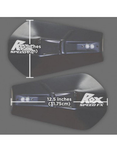 Rox Pro-Tec Handskydd - Svart/vit