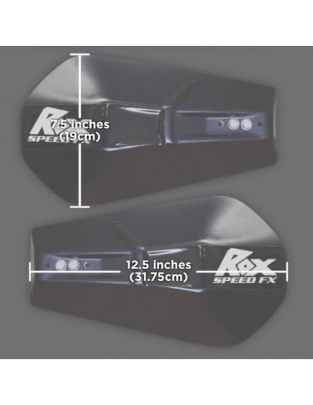 Rox Pro-Tec Handskydd - Svart/vit