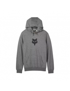 Fox Head Pullover Hoodie - Grå