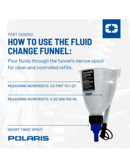 Polaris Tratt med Ventil