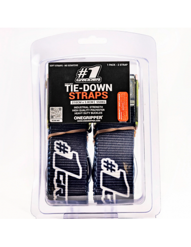 OneGripper Tie-Down Strap 2-Pack