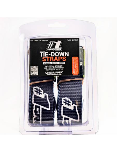 OneGripper Tie-Down Strap 2-Pack