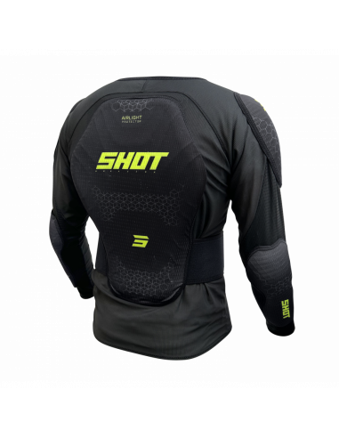 Shot Skyddsjacka Airlight Ungdom - Hi-Vis/Svart
