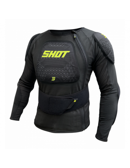Shot Skyddsjacka Airlight Ungdom - Hi-Vis/Svart