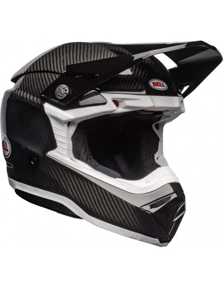 BELL Moto-10 Spherical Helmet - Carbon Blanksvart