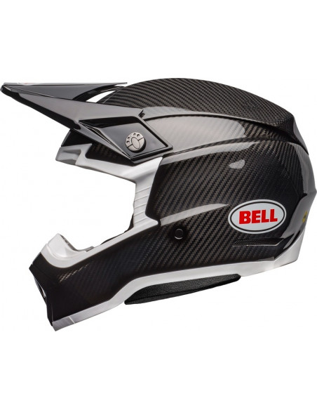 BELL Moto-10 Spherical Helmet - Carbon Blanksvart
