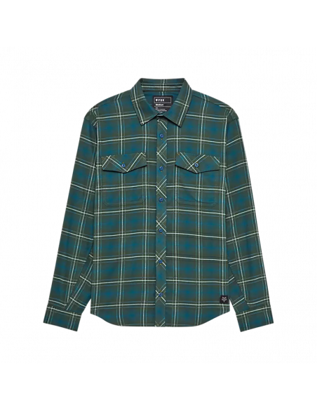 Fox Survivalist Stretch Flannel - Mörk salvia grönt